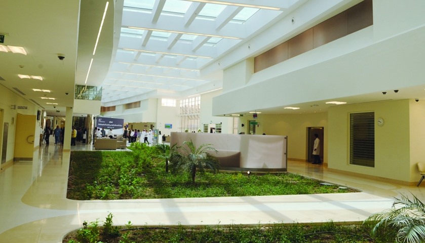 Interior of the new health centre
