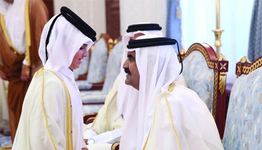 Emir and Father Emir receive Eid well-wishers at Al Wajbah Palace