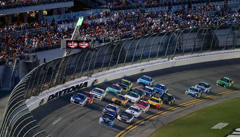 The Monster Energy NASCAR Cup Series at Daytona International Speedway in Daytona Beach, Florida