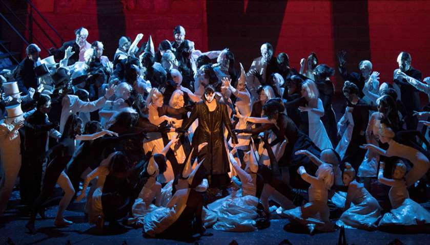 \"Mefistofele\" directed by Jean-Louis Grinda and conducted by Nathalie Stutzmannin Orange, southern F