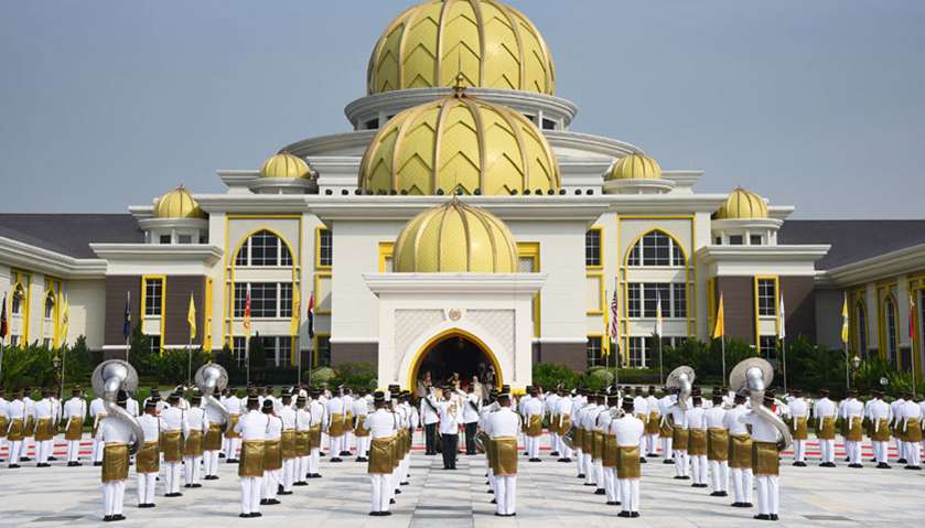 A general view of the National Palace during the royal coronation of Malaysia\'s new King
