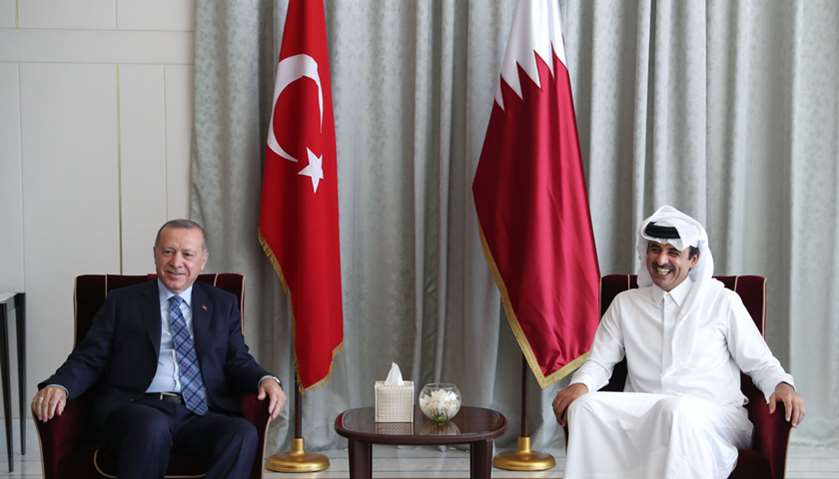 Turkish President arrives in Doha