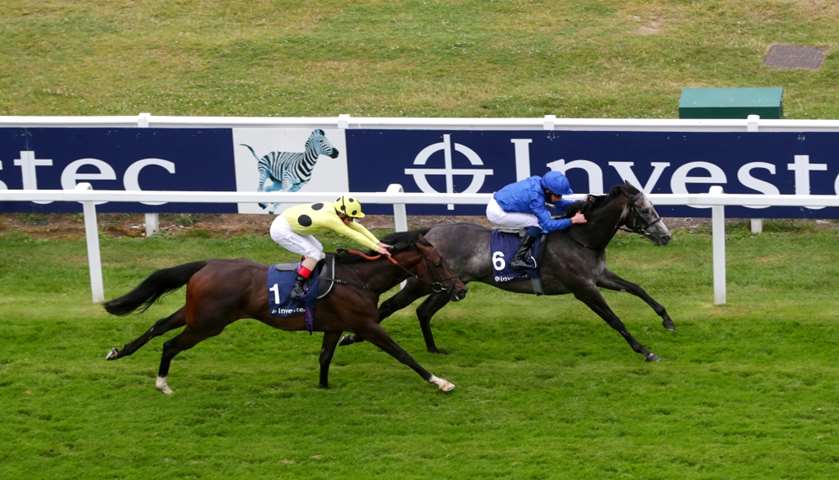 Summer Romance ridden by William Buick wins the Princess Elizabeth stakes ahead of Cloak Of Spirits 