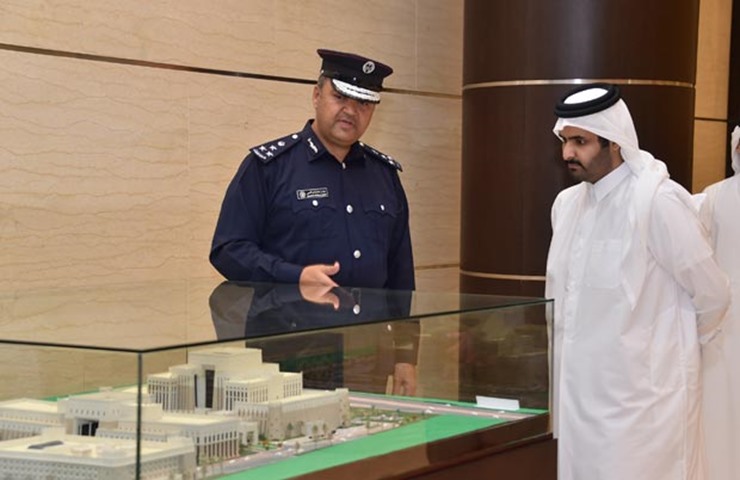 HH the Deputy Emir Sheikh Abdullah bin Hamad al-Thani at MoI\'s new headquarters on Thursday