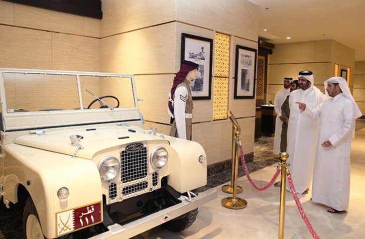 HH the Deputy Emir\'s visit included a tour of the Police Museum in the building