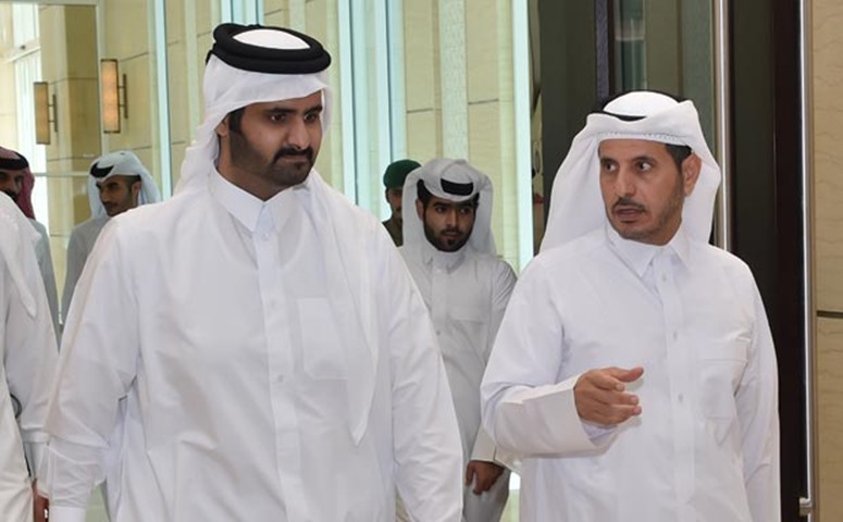 HH the Deputy Emir is accompanied by HE the Prime Minister and Minister of Interior
