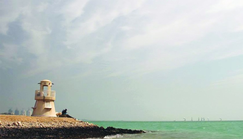 A lighthouse along Katara