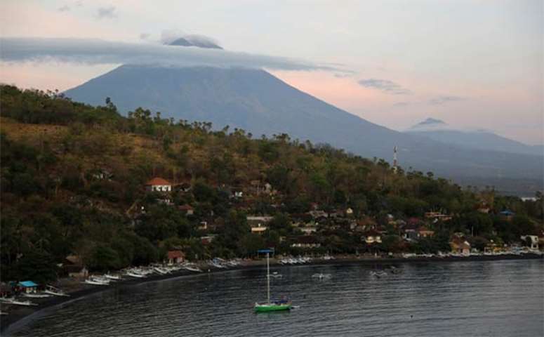 Mount Agung, on the resort island of Bali, has been rumbling since August