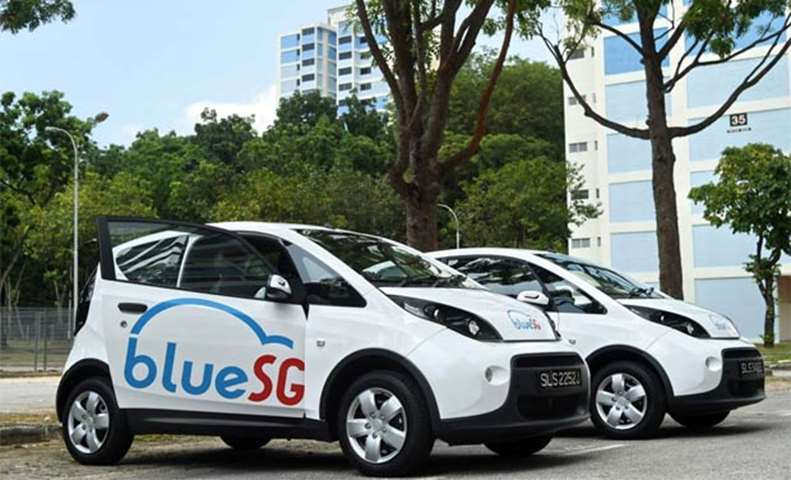The company behind electric car-sharing says the scheme is a first for Southeast Asia