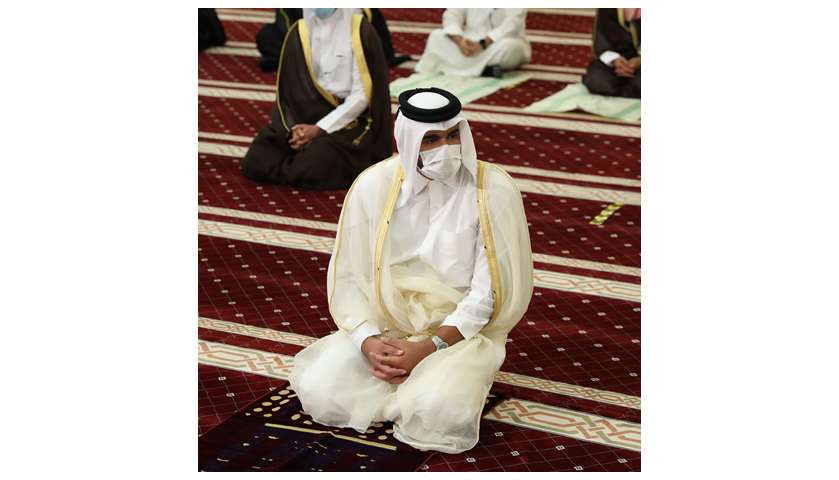 Funeral prayer of HH Sheikh Sabah Al-Ahmad Al-Jaber Al-Sabah at Bilal bin Rabah Mosque.