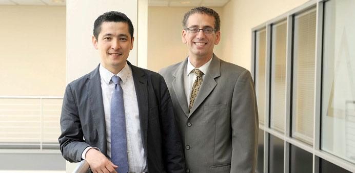 THE COLLABORATORS: Doctors Kunihiro Matsushita, left, and Josef Coresh of Johns Hopkins have written about the relationship between kidney and heart p