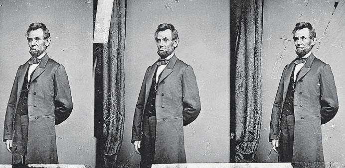 President Abraham Lincoln: he was the first American president to be assassinated.