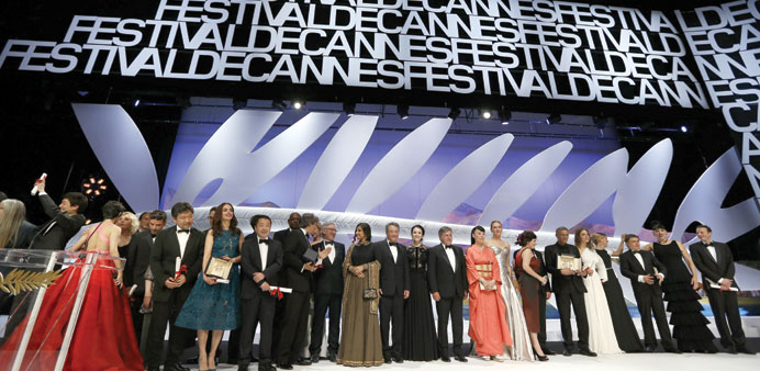 * The closing ceremony of the 66th Cannes Film Festival, which ended earlier this week.