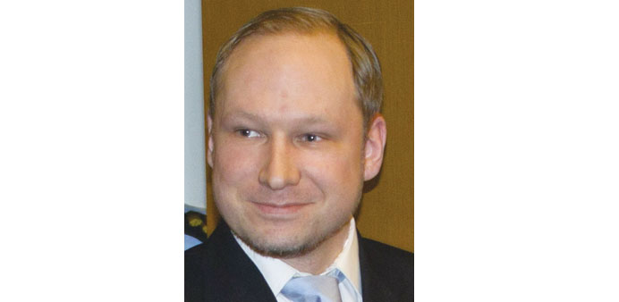 Breivik: claims to have spent more than 16,000 hours studying.
