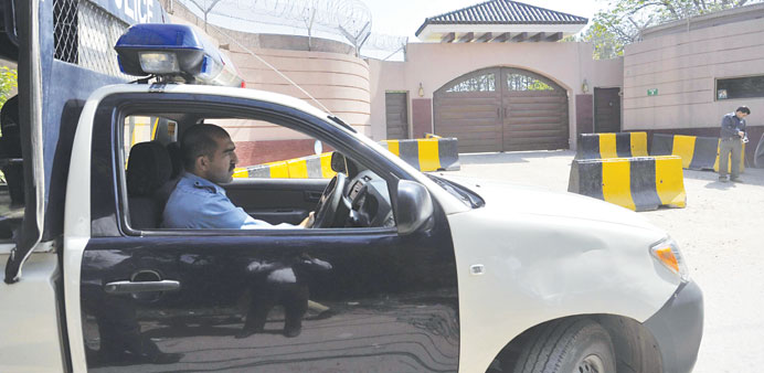 Police secure the residence of former Pakistani president and military strongman, Pervez Musharraf following a court ordering his arrest in Islamabad.