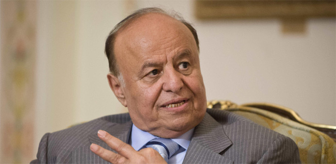 President Abedrabbo Mansour Hadi