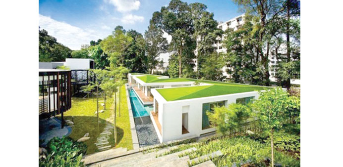 NATURAL COOLING: A house with a green roof. The event will bring pioneering knowledge on Green Roofs developed at the Swiss University of Applied Scie
