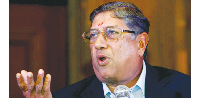 N Srinivasan had asked the court to reinstate him as BCCI chief.