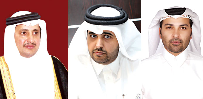 Sheikh Khalifa bin Jassim al-Thani, Abdul Aziz bin Nasser al-Khalifa, Ali Mustafawi