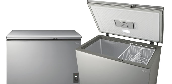 LGu2019s premium chest freezer, Savanna.