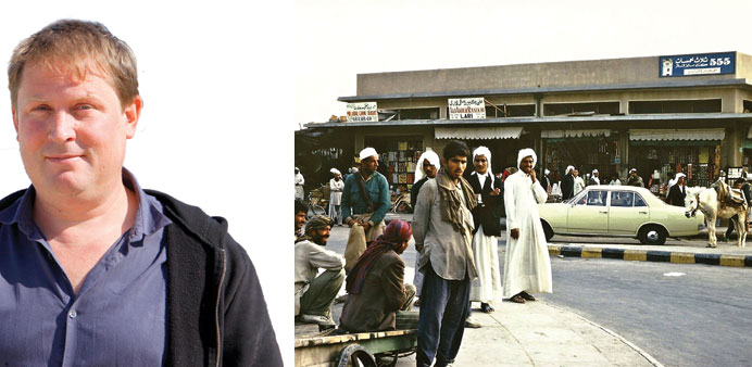 Dr Robert Carter. Right: BLAST FROM THE PAST: Souq Waqif as it was in 1967.
