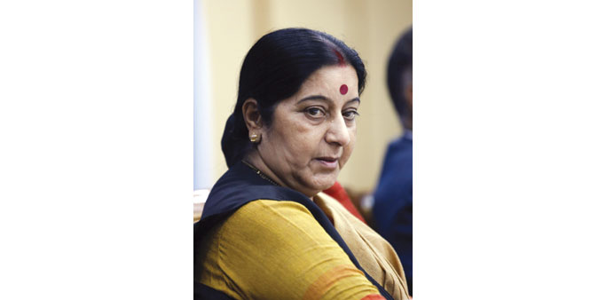 Indiau2019s External Affairs Minister Sushma Swaraj