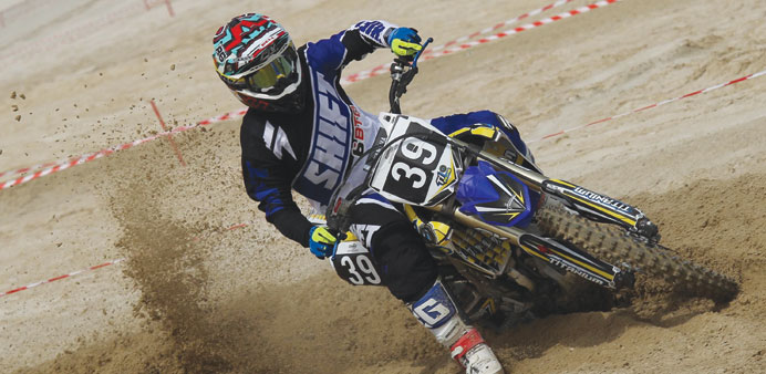 Kuwaitu2019s Meshari Abou Shaibah leads the MX1 championship with 150 points