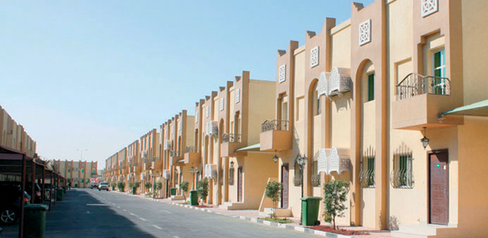One of the apartment complexes at an Ezdan village.