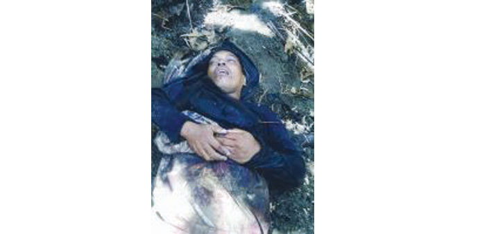 Handout photo shows the body of Abdul Basit Usman, a Filipino on the US list of most wanted u201cterroristsu201d, after he was killed in a village in Maguinda