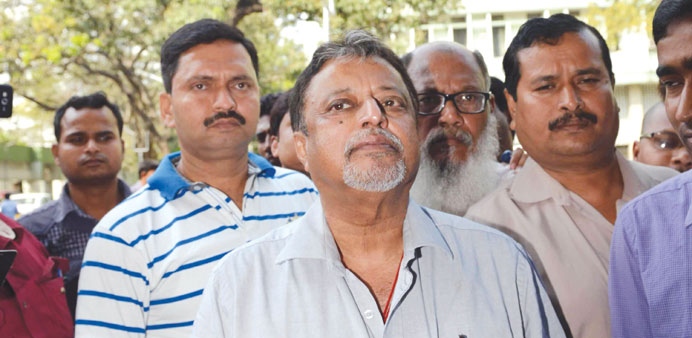Trinamool Congress MP Mukul Roy seen at Nizam Palace in Kolkata yesterday.