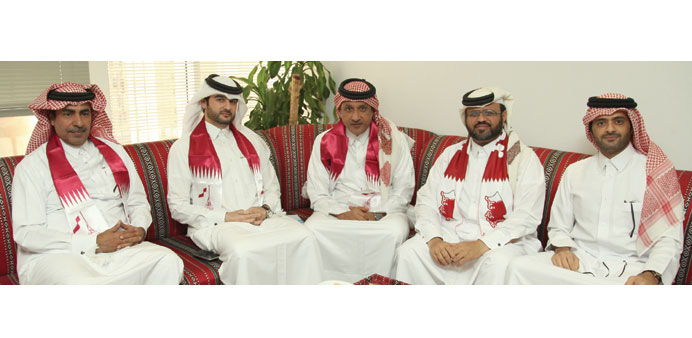 Elan Group officials take part in Qatar National Day celebrations.