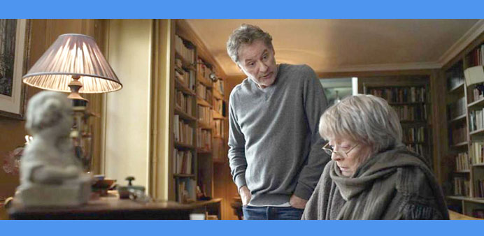 HIGH DRAMA: Kevin Kline and Maggie Smith in a still from My Old Lady.