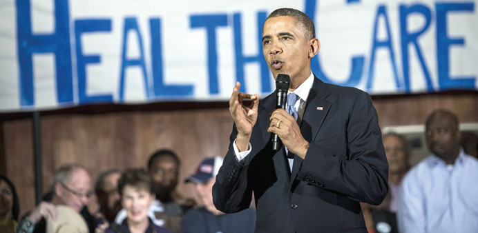 Obama: The healthcare overhaul is his signature domestic achievement.