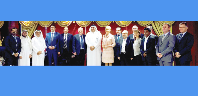 A Swedish delegation meets Ashghal officials during a recent trade visit.