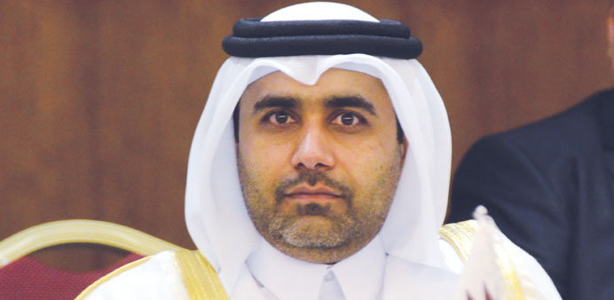 Essa bin Hilal al-Kuwari speaking at the AUE meeting in Sanaa, Yemen.