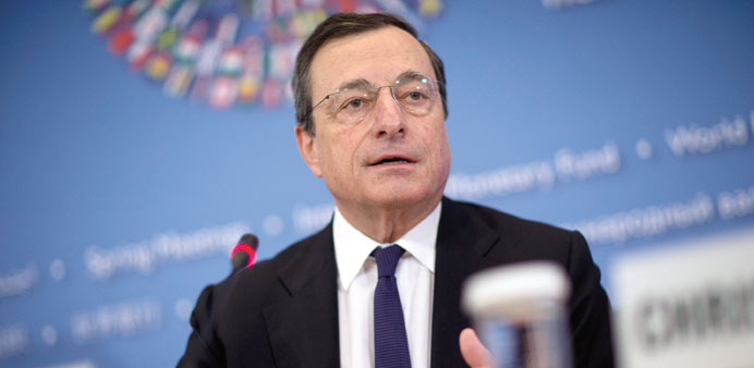 Draghi: Seeing weaker euro.