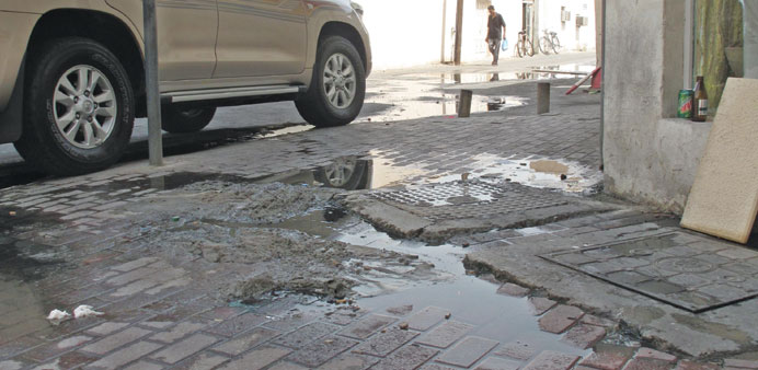 The existing sewerage network in Najma can no longer cope with the increase in the areau2019s population.