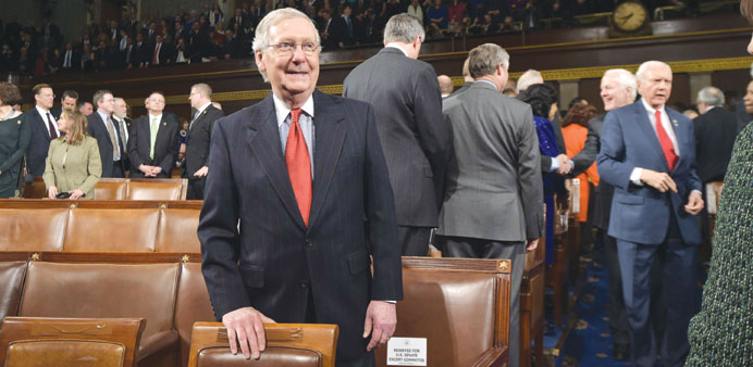 Senate majority leader Mitch McConnell (Republican- Kentucky): farsighted strategy.