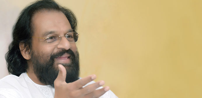Yesudas : All set for classical concert tomorrow. PICTURE: Jayan Orma