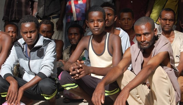 Both sides in a civil war afflicting Yemen have detained thousands of migrants