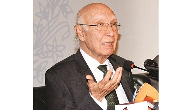 Sartaj Aziz: u201cThe cause of concern in the western countries about Pakistan was its growing relations and co-operation with China.u201d