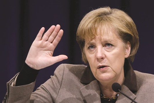 Merkel: working hard