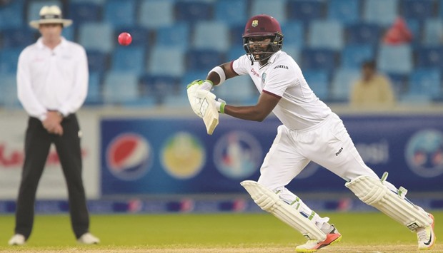 Darren Bravo was a picture of patience and concentration during his 258-ball knock of 87. (AFP)