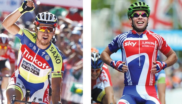 Peter Sagan and Mark Cavendish