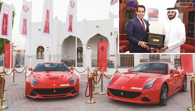 Attendees were provided a first-hand experience of the California T and 488 Spider models under the supervision of Ferrariu2019s Corso Pilota drivers.    Top right photo: Officials mark the occasion.