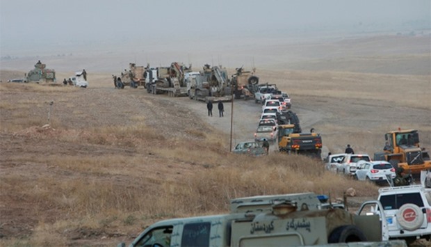 Peshmerga forces advance in the east of Mosul to attack Islamic State