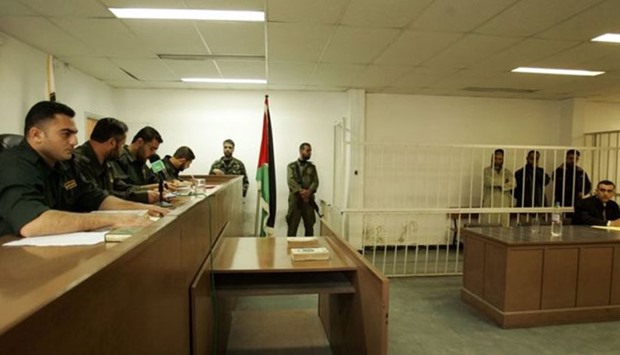 A military court in Gaza. 2016 April file picture