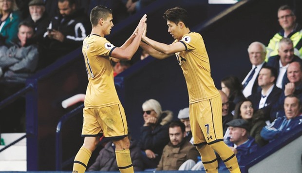 One of Leverkusenu2019s main tasks will be to contain Spursu2019 star-studded attack, which includes Erik Lamela (left) and Son Heung-Min. (Reuters)