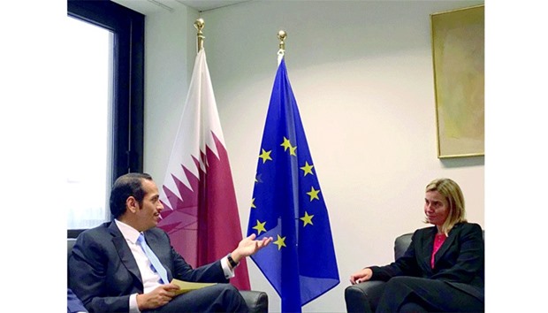 Qatar, EU discuss Syria crisis