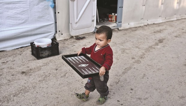 On Greek isles, children of war hungry for school